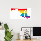 Maryland Stolz. Poster (Heimbüro)