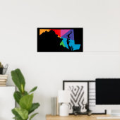 Maryland Stolz. Poster (Heimbüro)