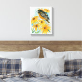 Maryland Stretched Canvas Print Leinwanddruck (Insitu (Schlafzimmer))