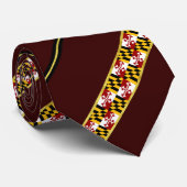Maryland stripes Flagge Krawatte (Gerollt)