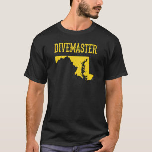 Maryland Tauchlehrer Scuba Tauchlehrer Tauchen F T-Shirt