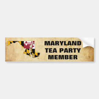 MARYLAND-TEE-PARTY AUTOAUFKLEBER