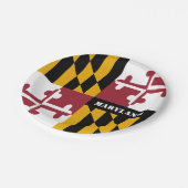 Maryland Tellers, Party, Sport, Maryland Flag Pappteller (Schrägansicht)
