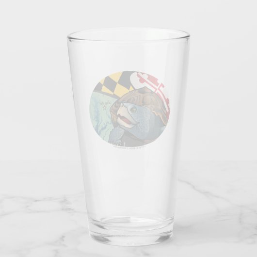 Maryland Terrapin Oval Glas (Rückseite)