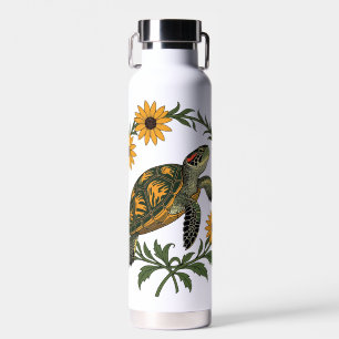 Maryland Terrapin und Black Eyed Susan Blumen Trinkflasche