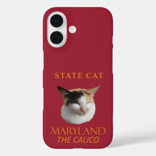 Maryland-Territorium Katze Die Dreifarbige iPhone 16 Hülle