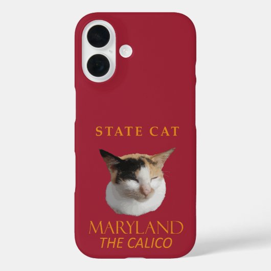 Maryland Territory Cat Case-Mate iPhone Hülle (Rückseite)