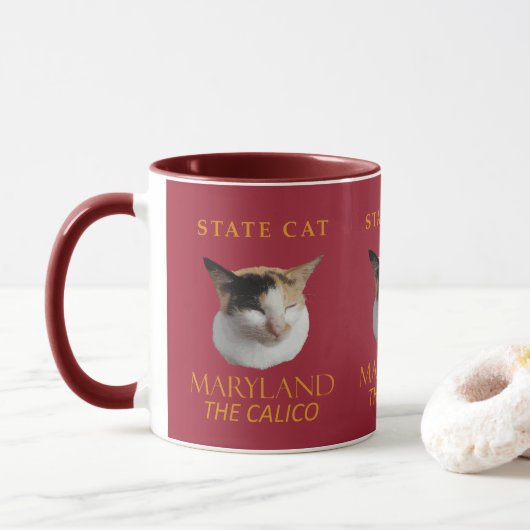 Maryland Territory Cat Tasse (Mit Donut)