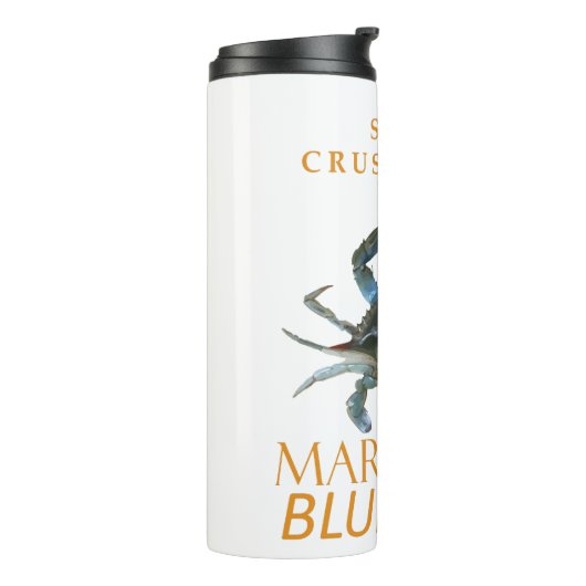 Maryland Territory Crustacean Callinectes sapidus Thermosbecher (Nach links gedreht)