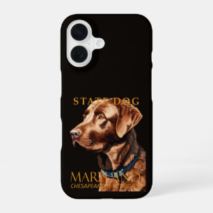 Maryland Territory Hund Der Retriever iPhone 16 Hülle
