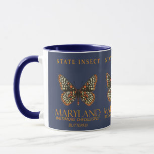 Maryland Territory Insekt Scheckenfalter Tasse