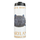 Maryland Territory Reptile the Freshwater Turtle Thermosbecher (Vorderseite)