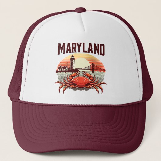 Maryland Truckerkappe (Vorderseite)
