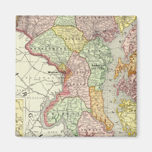 Maryland und Delaware Magnet (Vorne)