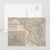 Maryland und Delaware Postkarte (Vorne/Hinten)