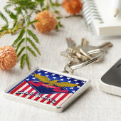 Maryland USA Flag Schlüsselanhänger (Seite)