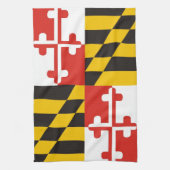 Maryland usa Flaggenhandtuch Geschirrtuch (Vertikal)