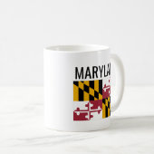 Maryland // USA National State Flag Kaffeetasse (VorderseiteRechts)