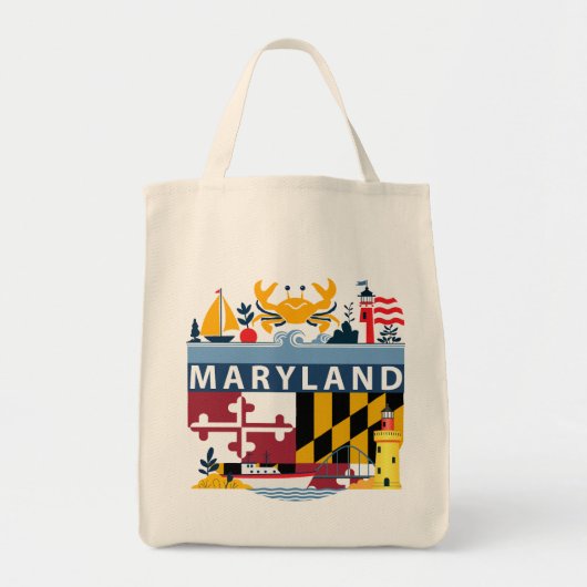 Maryland, USA Tragetasche (Vorne)