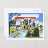 Maryland Vintag Big Letters Postcard Postkarte (Vorne/Hinten)