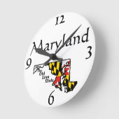 Maryland Wall Clock Runde Wanduhr (Winkel)