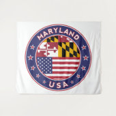 Maryland Wandteppich (Vorderseite (Horizontal))