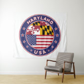 Maryland Wandteppich (Beispiel (Horizontal))