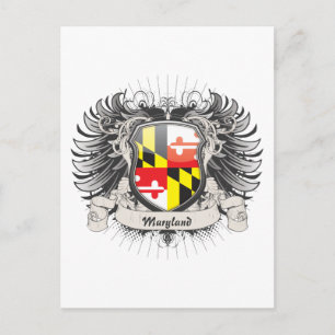 Maryland Wappen Postkarte
