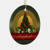 Maryland-Weihnachtsbaum-Verzierung Keramikornament (Rechts)