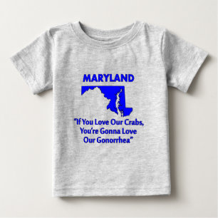 Maryland - Wenn du unsere Krabben liebst... Baby T-shirt