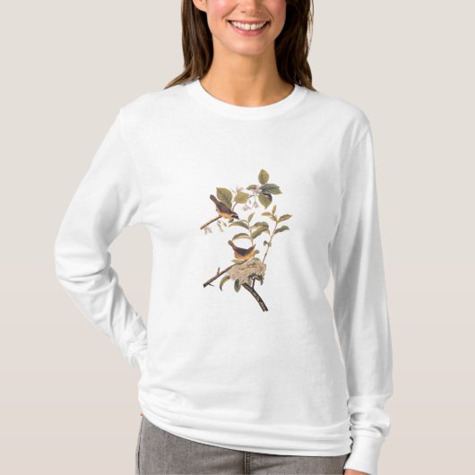 Maryland Yellowthroat Audubon Birds in Olive Tree T-Shirt (Vorderseite)