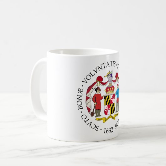 Maryland-Zeichen Kaffeetasse (Vorderseite Links)