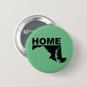 Maryland Zuhause Away From Staat Button Abzeichen  (Vorne & Hinten)