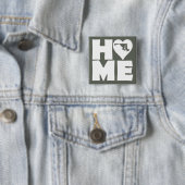 Maryland Zuhause Heart Staat Button Abzeichen Butt (Beispiel)