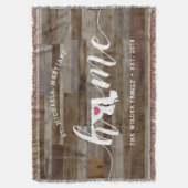 Maryland Zuhause Staat Personalisierte Holzaussich Decke (Vorderseite Vertikal)