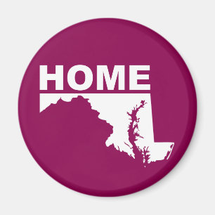 Maryland Zuhause weg vom Staat Kühlschrankmagnet