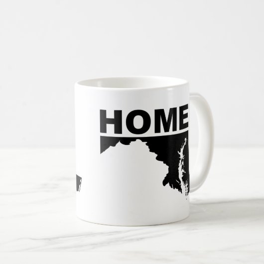 Maryland Zuhause weg Von der Staat Tasse oder Trav (VorderseiteRechts)
