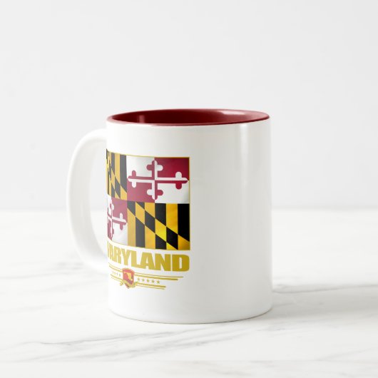 Maryland Zweifarbige Tasse (Vorderseite Links)