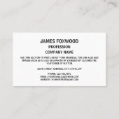 Marylander Flag & Siegel Design, Flagge von Maryla Visitenkarte (Rückseite)