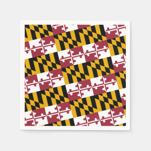 Marylander-Flagge Design, Flagge von Maryland Serviette
