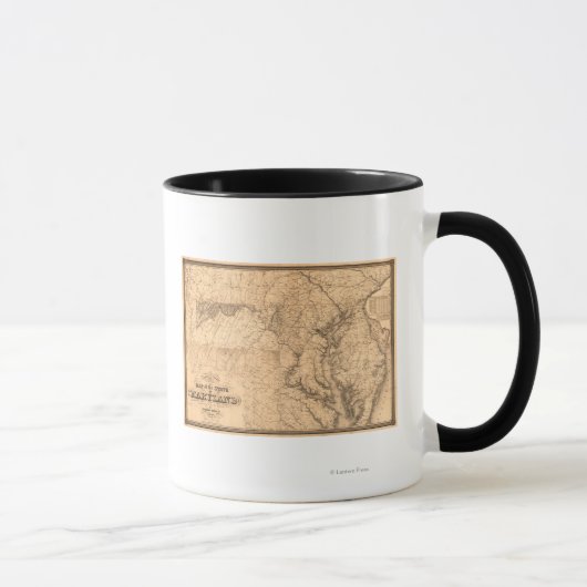 MarylandPanoramic MapMaryland Tasse (Rechts)