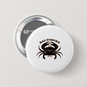 Marylands Sommercrabben Button (Vorne & Hinten)