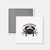 Marylands Sommerkrabben Magnet (Vorderseite/Rückseite)