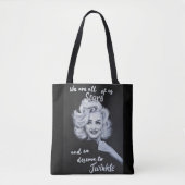 Marylin Monroe Portrait Perfection Liebe Sie selbs Tasche (Vorderseite)