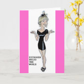 MARYMENOPAUSE "Julias Alter Ego" Karte (Gelbe Blume)