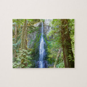 Marymere Falls I im Olympic-Nationalpark Puzzle