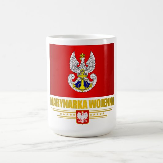 Marynarka Wojenna (polnische Marine) Kaffeetasse (Mittel)