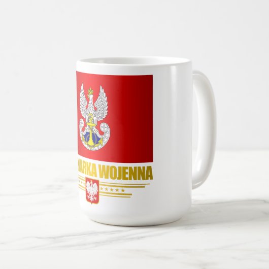 Marynarka Wojenna (polnische Marine) Kaffeetasse (VorderseiteRechts)