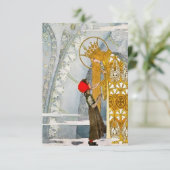 "Mary's Child" von Heinrich Lefler Dankeskarte (Stehend Vorderseite)