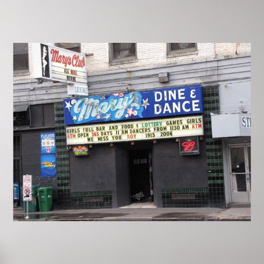 Marys Club Foto Poster (Vorne)